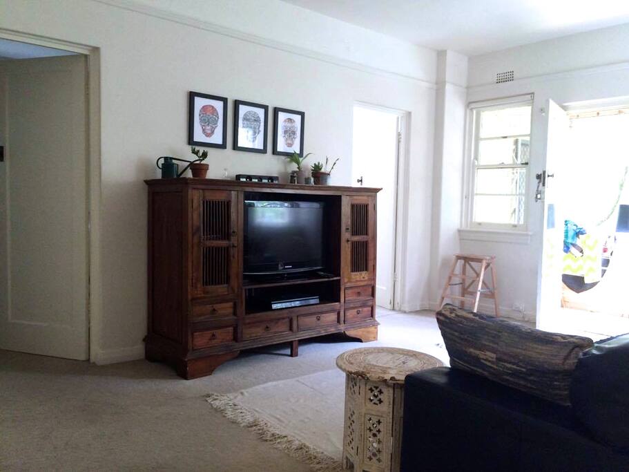 large flat screen tv