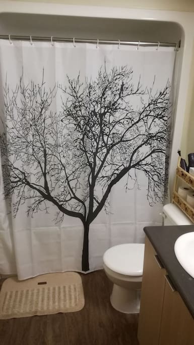 Your private bathroom.