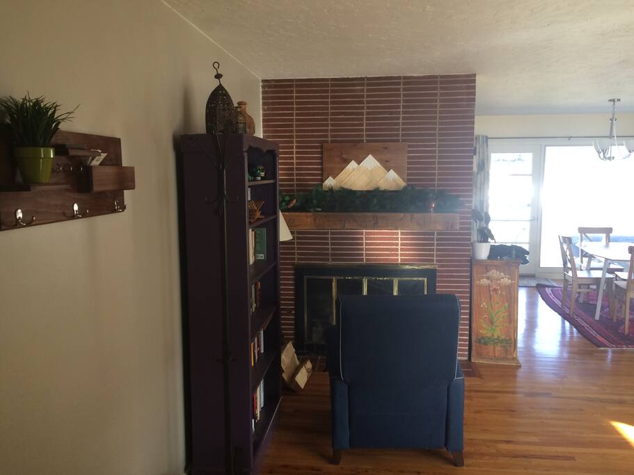 Entering from the front door