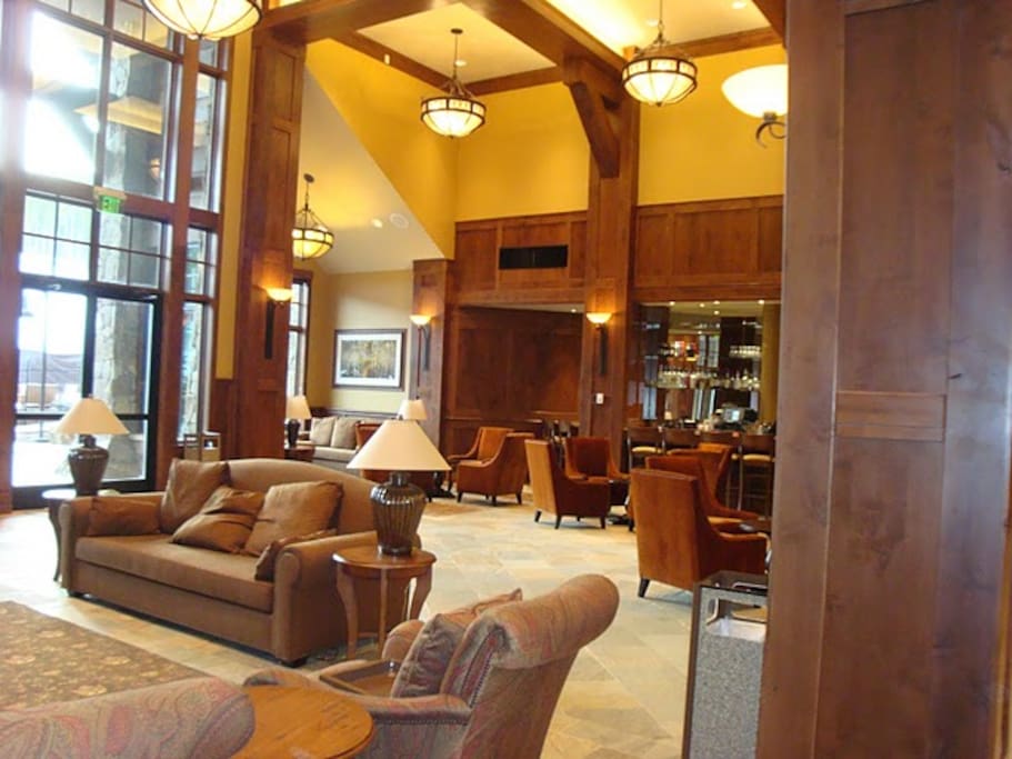 Great room, at times the bar is open and there is live music