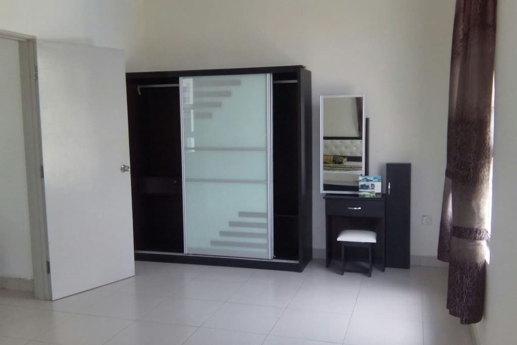 with wardrobe & dressing table