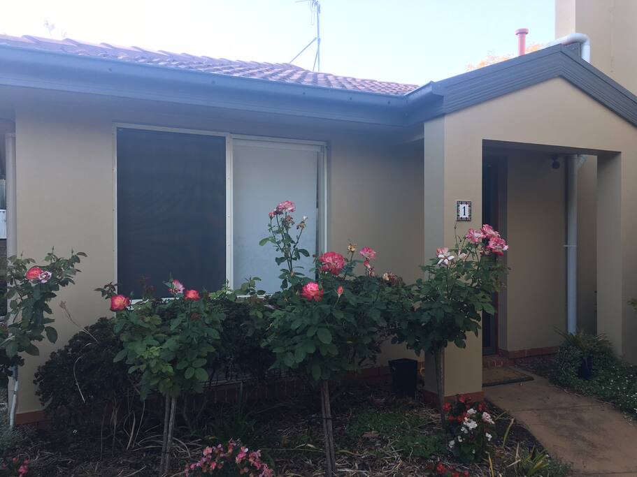 Welcoming front entrance