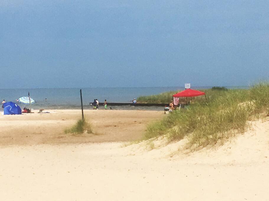 beach Stony Lake inlet