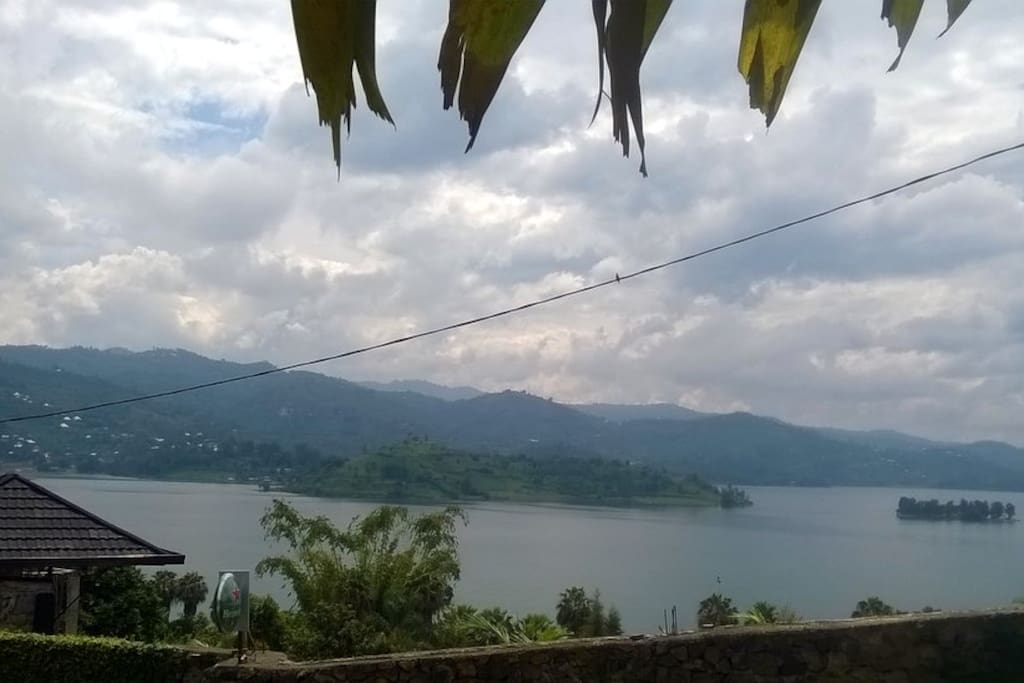 la vue sur le lac Kivu