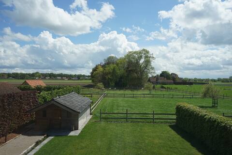Vacation home "ter Munte" view of alpacaweide
