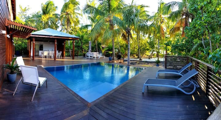 Sea Star Villa de standing sur toilette 6 pers 3ch - Villas à louer à Ilet  Boissard, Guadeloupe - Airbnb