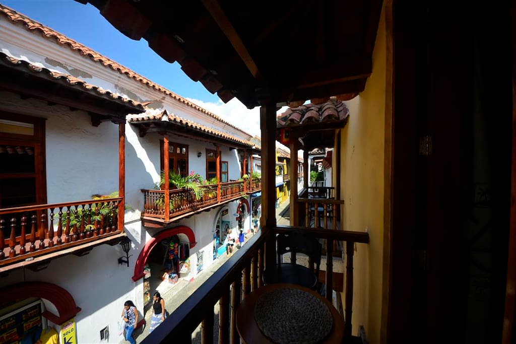 Colonial style balcony