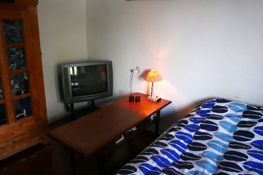 TV and DVD player