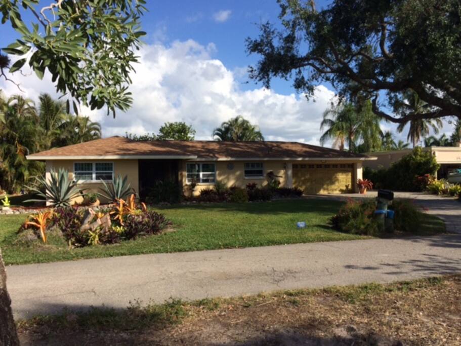 Front of the house.