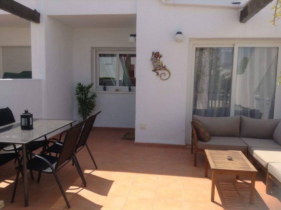 Comfortable living space inside and out.