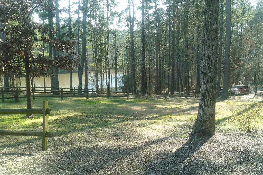 View of the lake