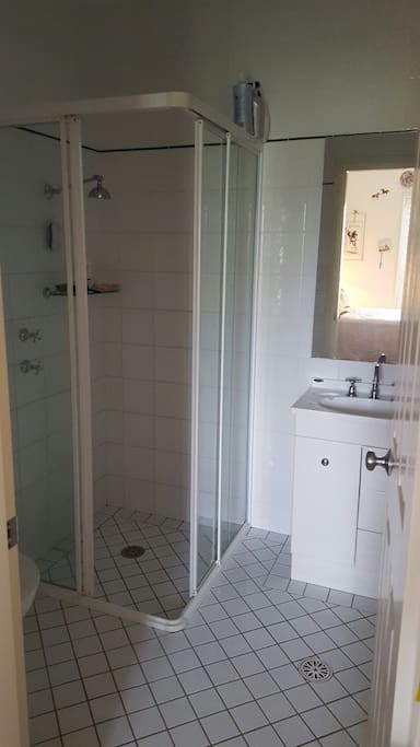 Your ensuite - toilet, shower and sink