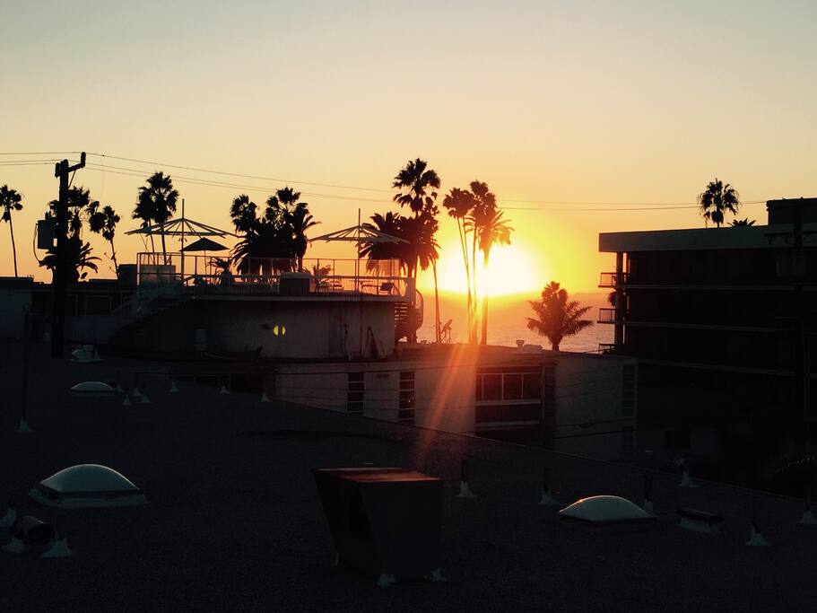 Ocean view from the rooftop
