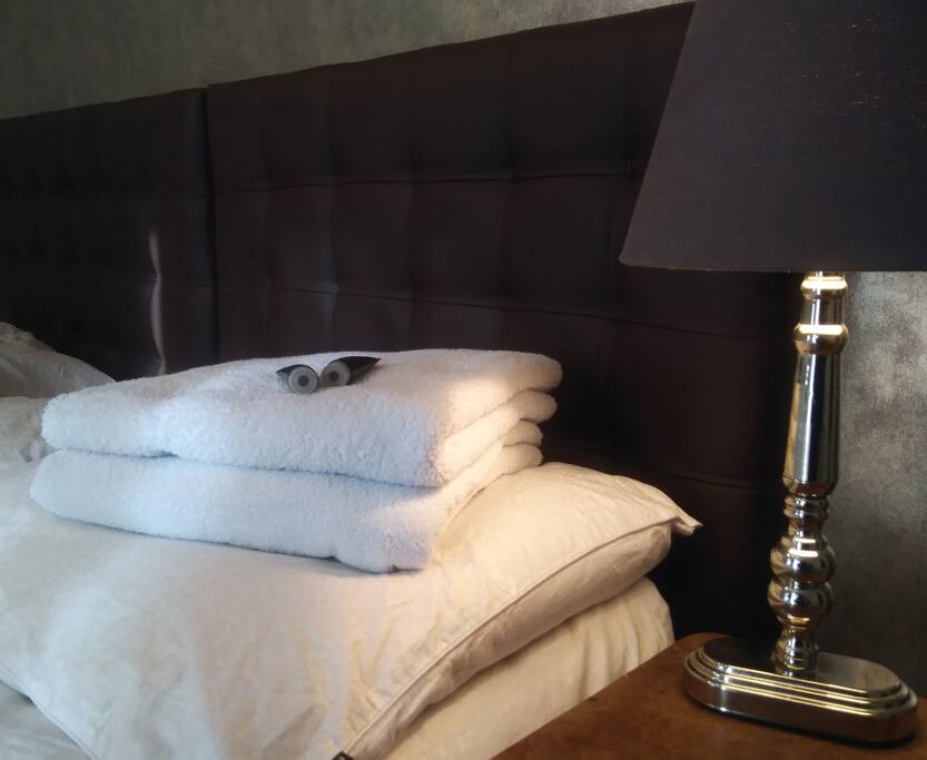 Detail impressie van bed