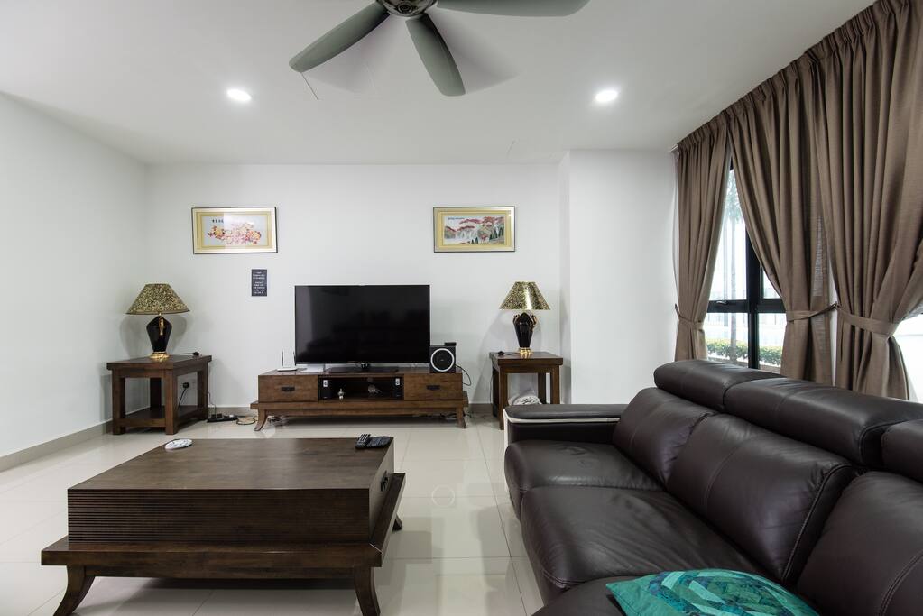 View of TV set