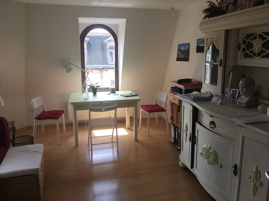 geteiltes Wohnzimmer