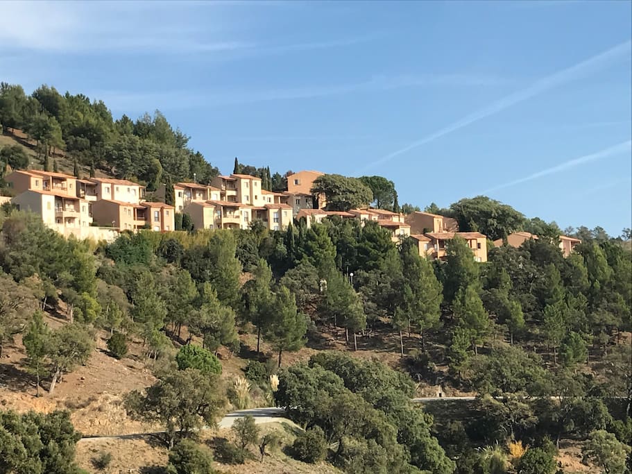 Vue de la résidence