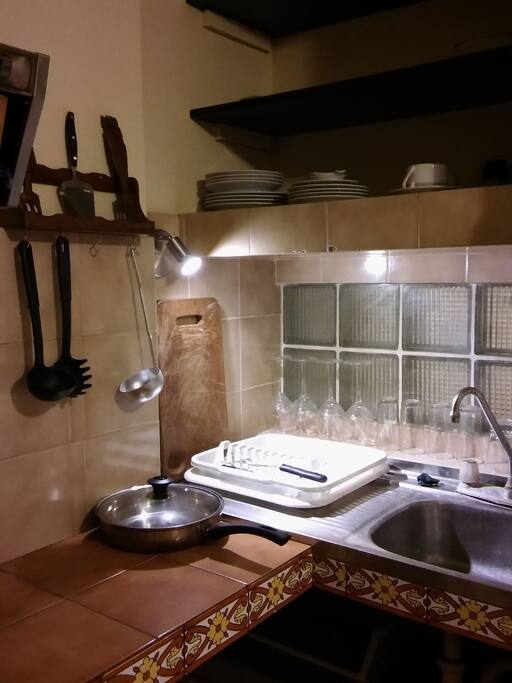 Equipped kitchenette