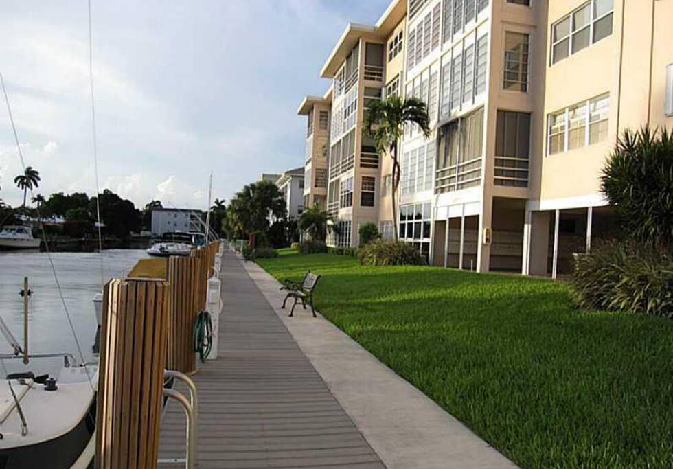 The dock and canal