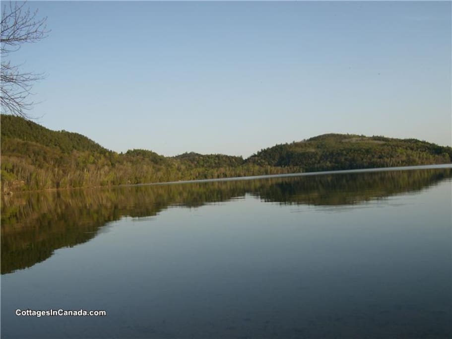 nature reserve next to cottage