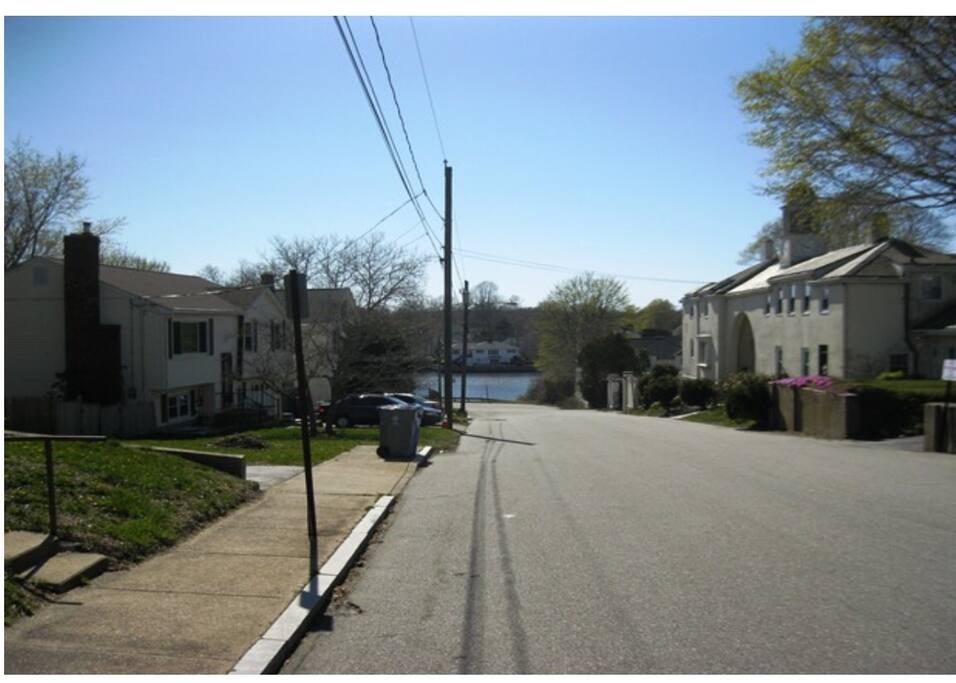 One block to cove