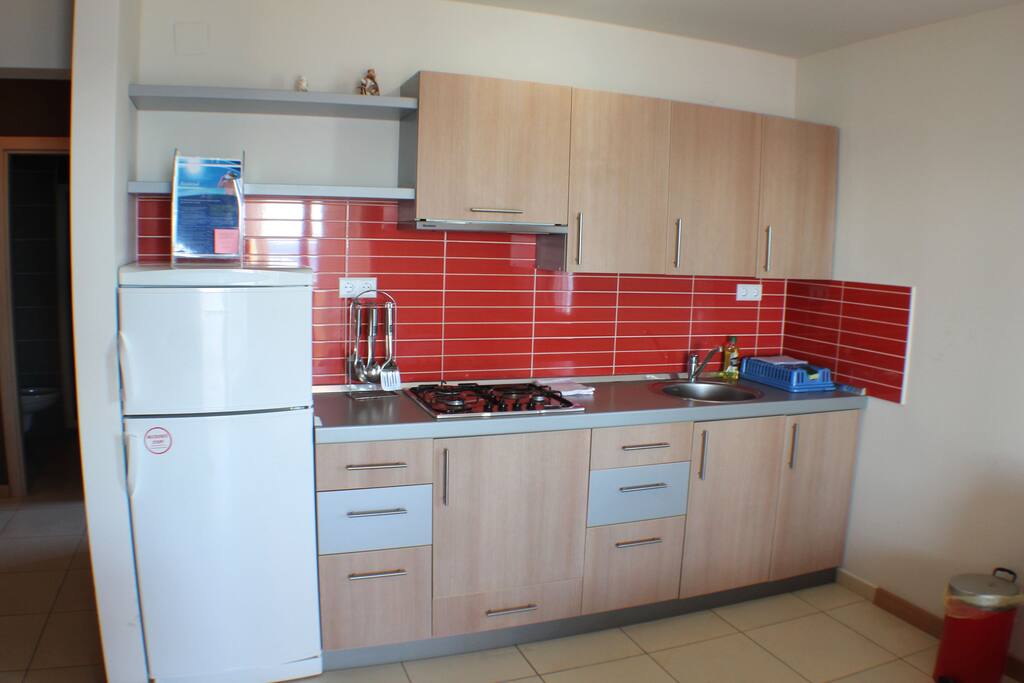 Modern kitchen with all equipment.