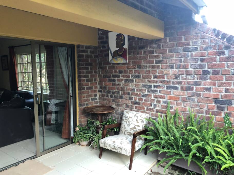 The patio veranda