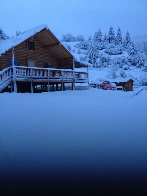 The Cabin in the Winter