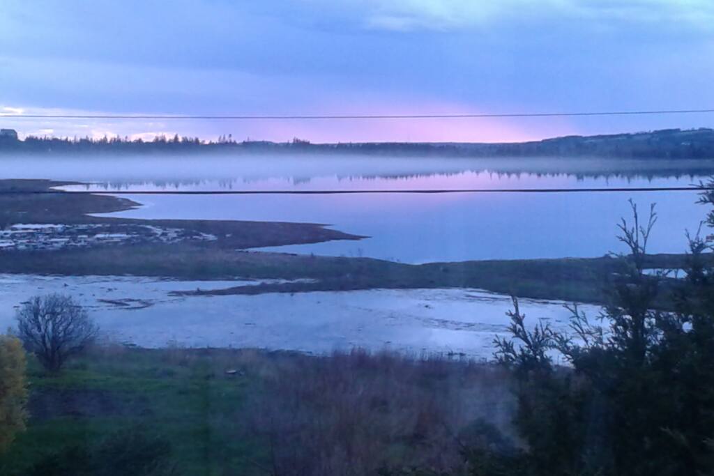 Lawrenctown Lake in front of house...Lawrenctown beach is just to the left.