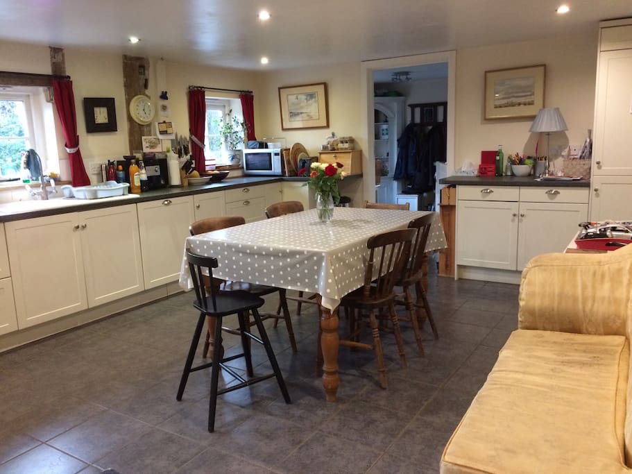 Our country kitchen is the heart of this home.