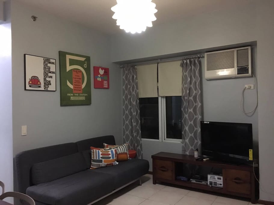 THE FRESHLY PAINTED LIVING AREA