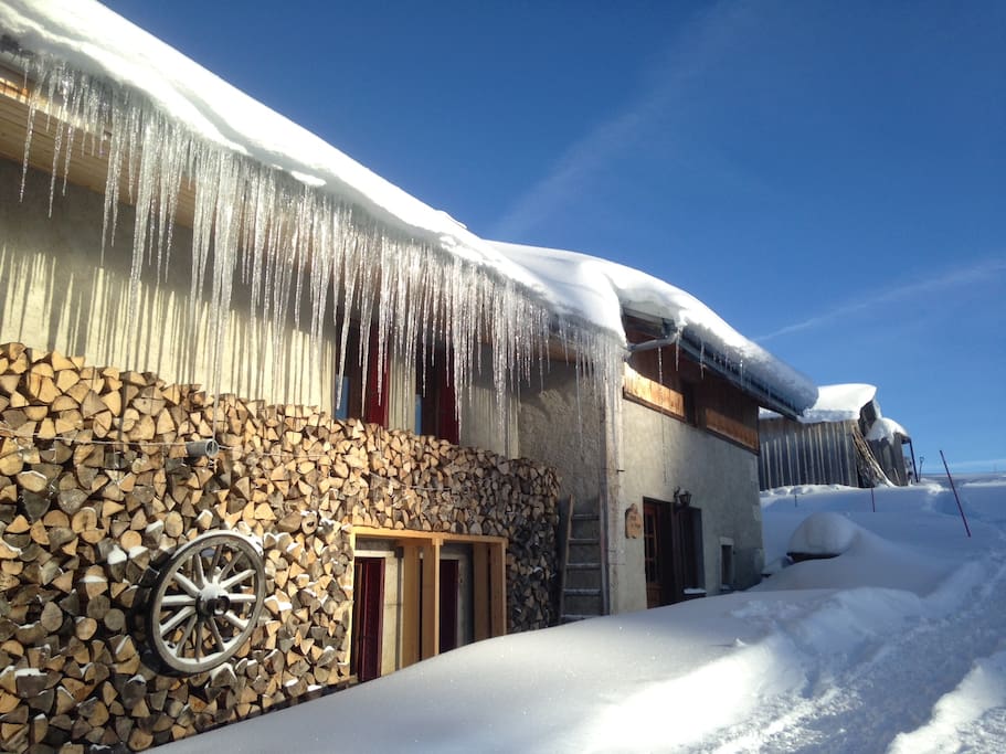La ferme en hiver