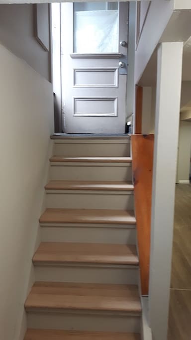 Stairwell to room