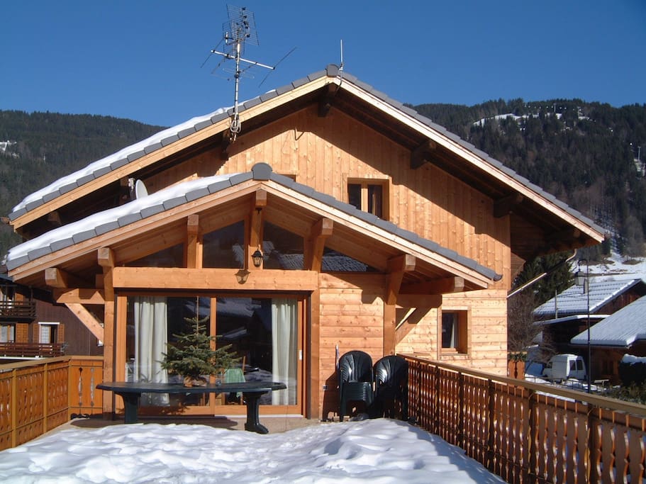 50m2 Terrace and back view