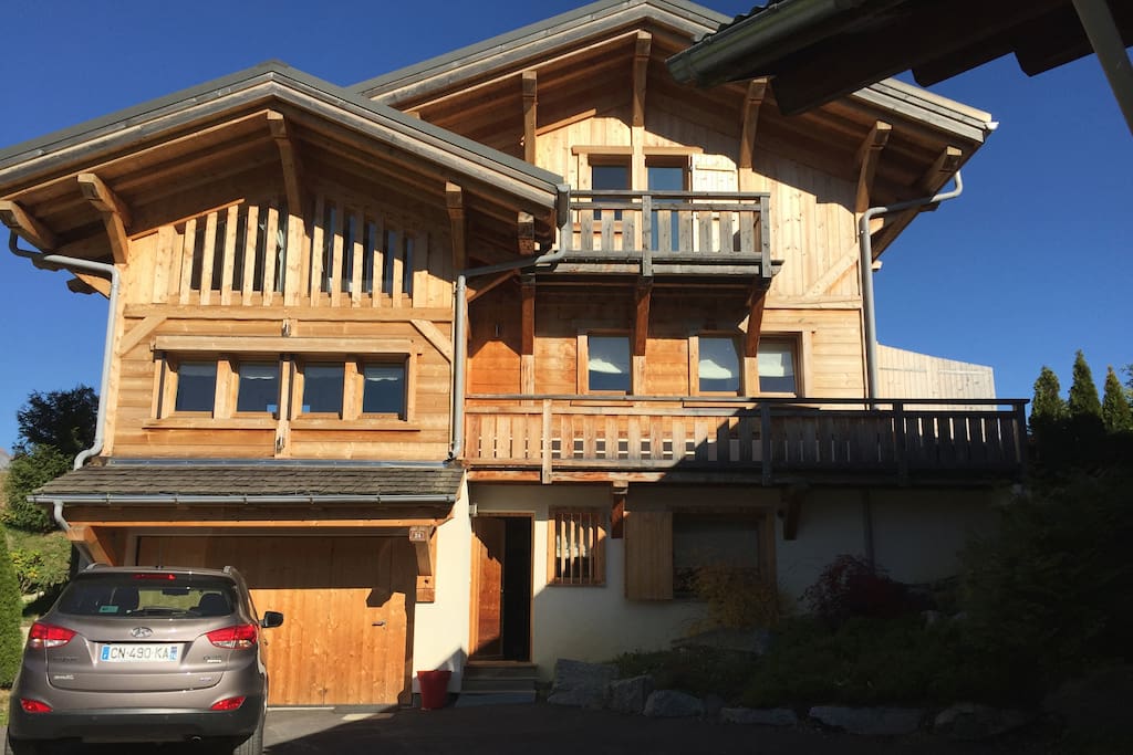 Arrivée au Chalet