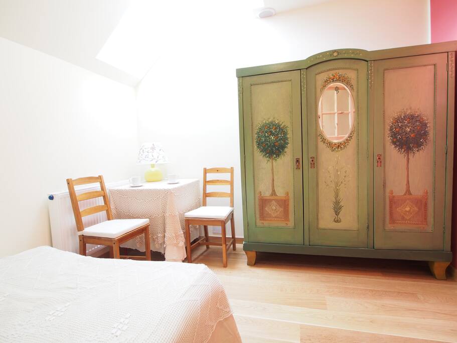 First level - bedroom with double bed