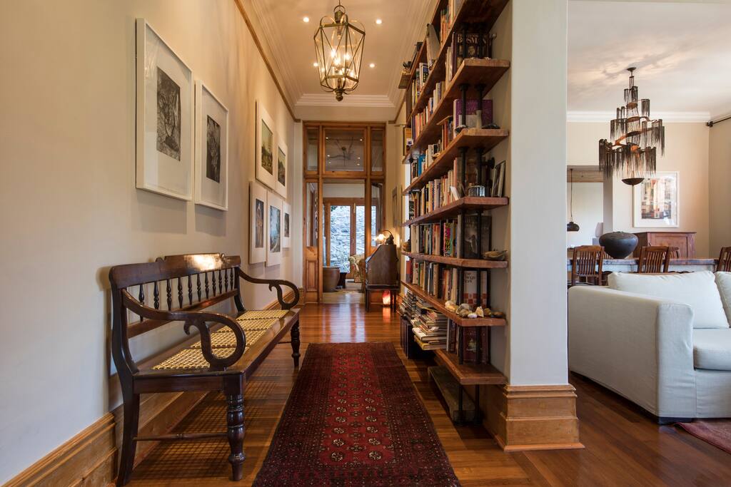 Entrance hall and passageway