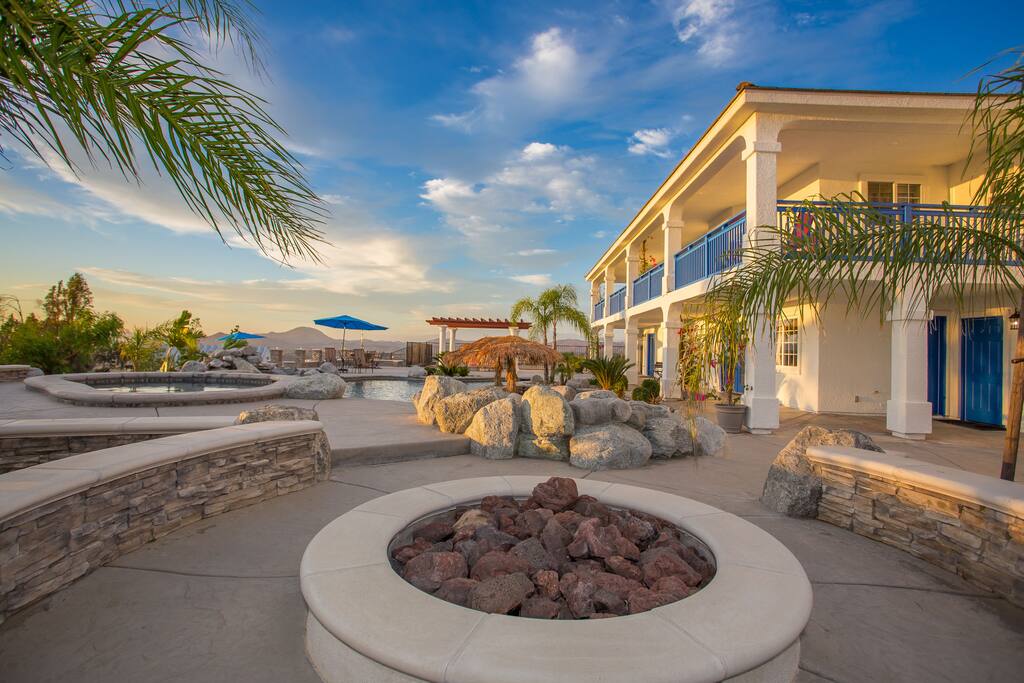 Fire Pit with Seating for Over 20 people