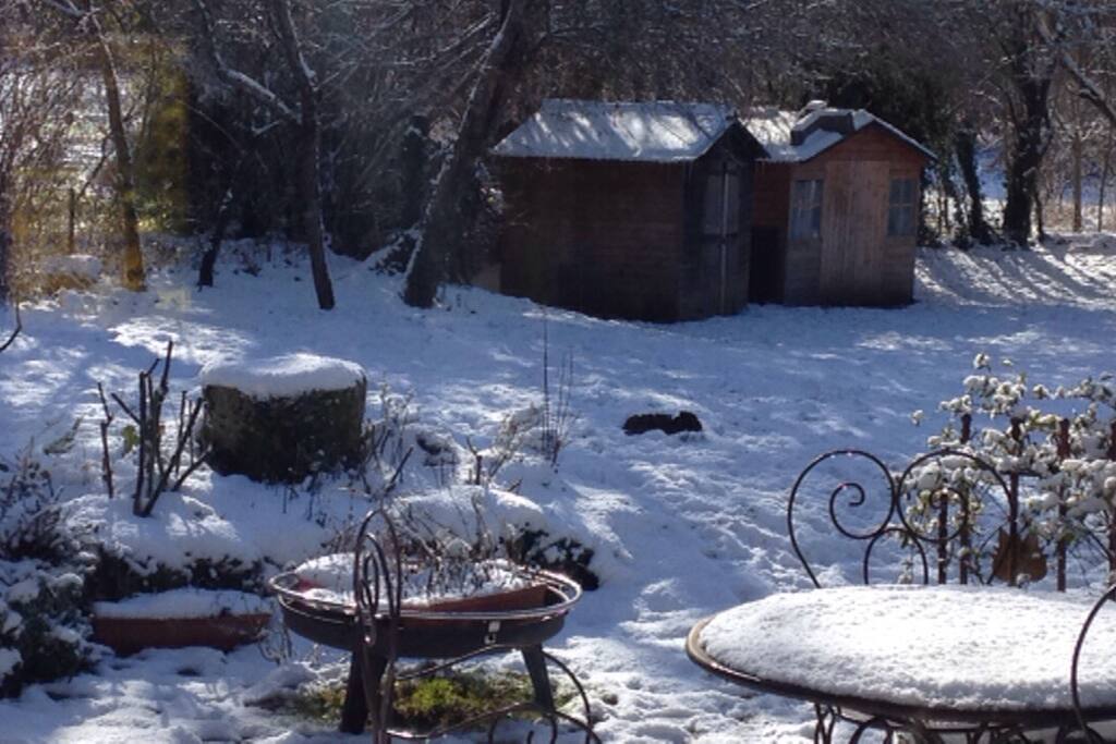 En hiver au jardin