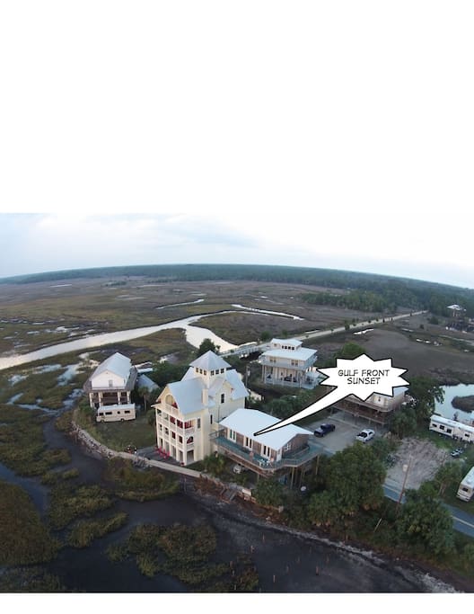 Taken by a drone! The photo shows the house.