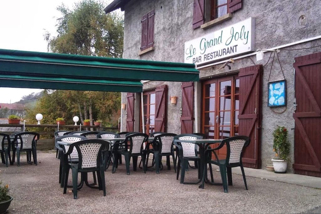 La terrasse du restaurant