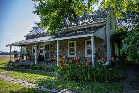 Historic Farmhouse w/ Pool & Wood-fired Hot Tub
