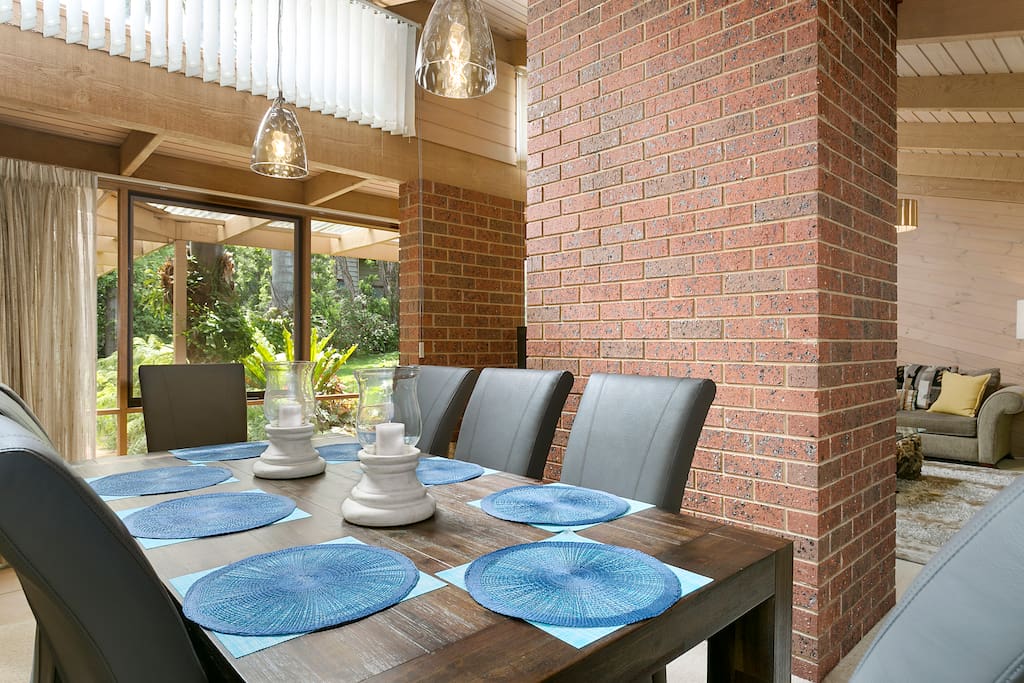 Great dining area for relaxed dining and conversation.