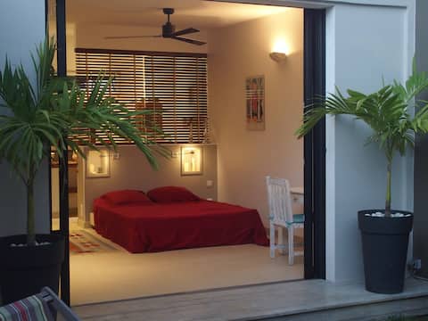 The patio of the lagoon