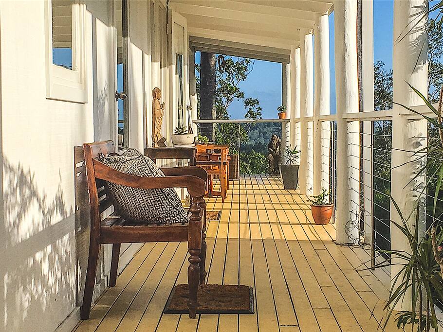 Wrap Around Balcony, to Front Deck, from Undercover Car Parking area