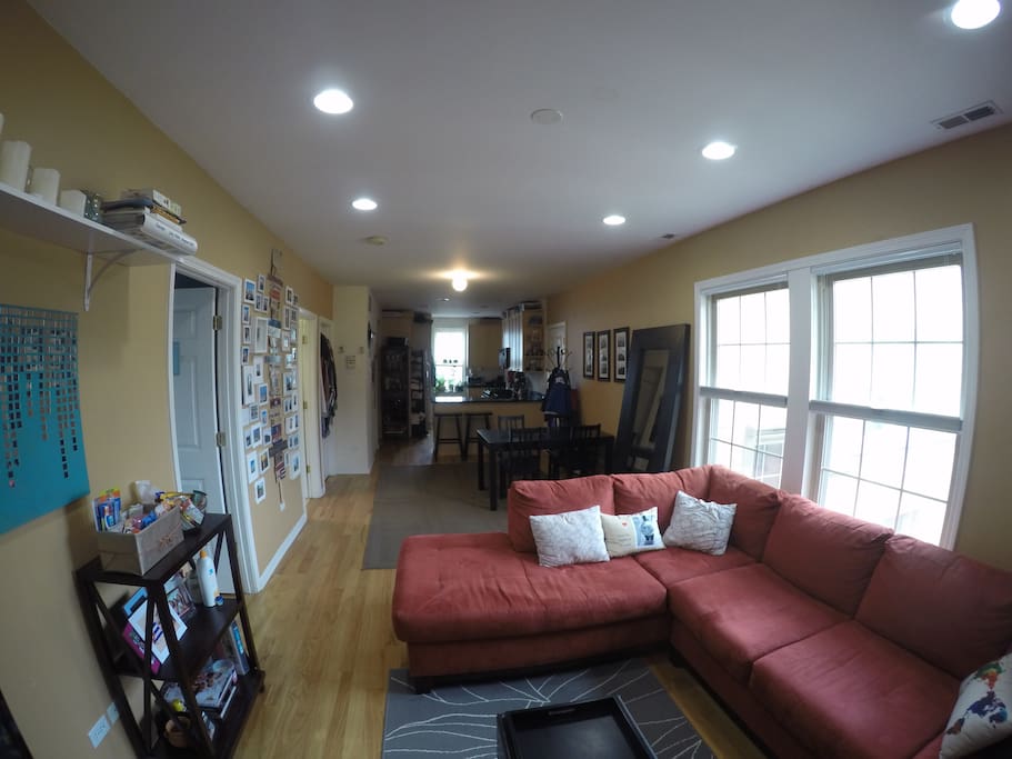 Living room. Open spacious layout.