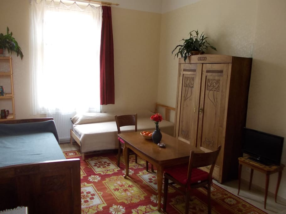 Living room with Art Nouveau furniture