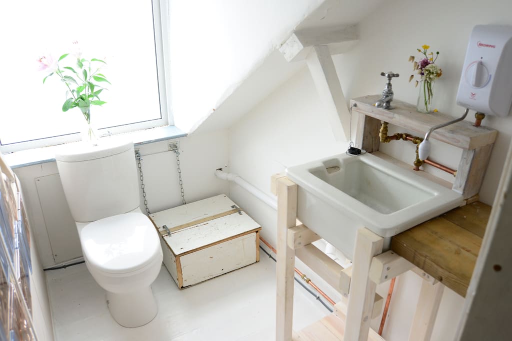Your own toilet and basin