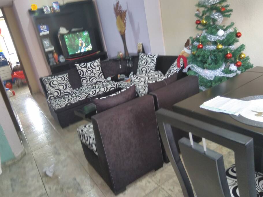 Esta es la sala del departamento