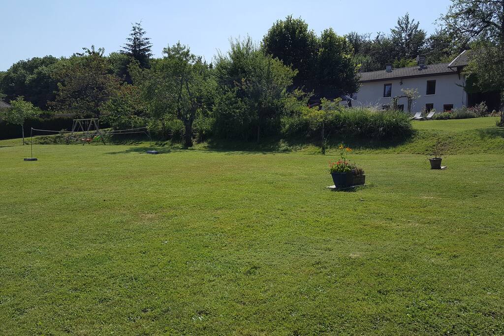 LE PARC balançoire trampoline